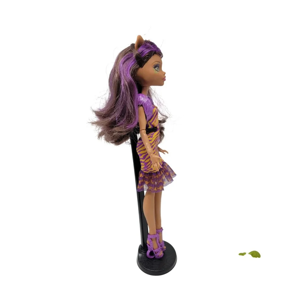 Monster High Dance the Fright Away Clawdeen Wolf Doll Kids Purple Excellent Mask